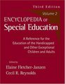 Encyclopedia of Special Education A Reference for the Education of the Handicapped  Other Exceptional Children  Adults Vol 2