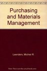 Purchasing and Materials Management