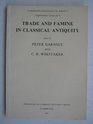 Trade and Famine in Classical Antiquity