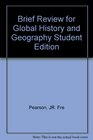 Brief Review for Global History and Geography Student Edition
