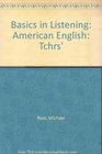 Basics in Listening American English Tchrs'