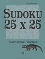 Sudoku 25 x 25 giant sudoku puzzles 5