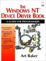 Windows NT Device Driver Book The A Guide for Programmers
