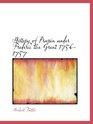 History of Prussia under Frederic the Great 17561757