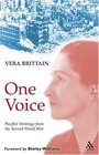 One Voice Pacifist Writings From The Second World War