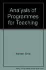 Analysis of Programmes for Teaching