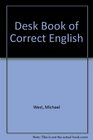 Desk Book of Correct English