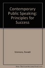 Contemporary Public Speaking Principles for Success