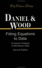 Fitting Equations to Data Computer Analysis of Multifactor Data 2nd Edition