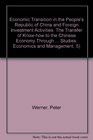 Economic Transition In The People's Republic Of China And Foreign Investment Activities The Transfer Of Knowhow To The Chinese Economy Through Transnational  Studies Economics and Management 5