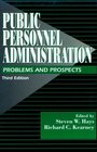 Public Personnel Administration Problems and Prospects