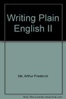 Writing Plain English II