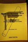 Math and Students With Learning Disabilities A Practical Guide to Course Substitutions