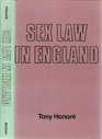 Sex Law in England