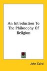 An Introduction to the Philosophy of Rel