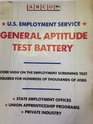 The United States Employment Service General Aptitude Test Battery