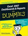 Excel 2007 Dashboards  Reports For Dummies