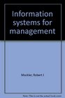 Information systems for management