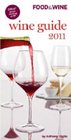 Food  Wine Wine Guide 2011