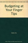 Budgeting at Your Finger Tips