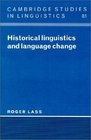 Historical Linguistics and Language Change