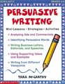 Persuasive Writing