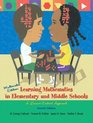 Learning Math in Elementary and Middle School  IMAP Package