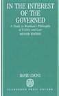 In the Interest of the Governed A Study in Bentham's Philosophy of Utility and Law