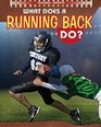 What Does a Running Back Do