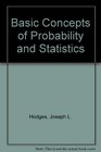 Basic Concepts of Probability and Statistics