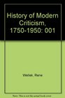 History of Modern Criticism 17501950