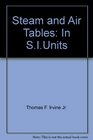 Steam and Air Tables In SIUnits