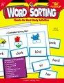 Word Sorting HandsOn Word Study Activities