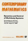 Dynamics and Control of Multibody Systems Proceedings