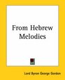 From Hebrew Melodies
