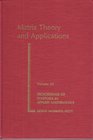 Matrix Theory and Applications Proc Held Phoenix Jan 1011 1989