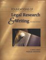 Foundations of Legal Research and Writing 2E