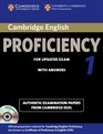 Cambridge English Proficiency 1 for Updated Exam Selfstudy Pack  Authentic Examination Papers from Cambridge ESOL