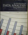 An Introduction to Data Analysis Using MINITAB 16