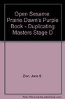Open Sesame Prairie Dawn's Purple Book  Duplicating Masters Stage D