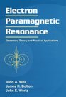 Electron Paramagnetic Resonance  Elementary Theory and Practical Applications