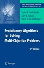 Evolutionary Algorithms for Solving MultiObjective Problems