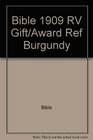 Bible 1909 RV Gift/Award Ref Burgundy