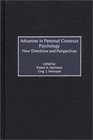 Advances in Personal Construct Psychology New Directions and Perspectives