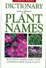 Dictionary of Plant Names