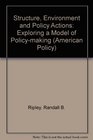 Structure Environment and Policy Actions Exploring a Model of Policymaking