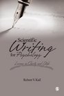 Scientific Writing for Psychology Lessons in Clarity and Style