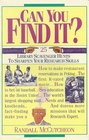 Can you find it 25 library scavenger hunts to sharpen your research skills