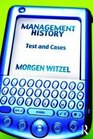 Management History Text and Cases