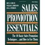 Sales Promotion Essentials The 10 Basic Sales Promotion Techniquesand How to Use Them